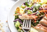 Chicken Salad with Peanut Dressing: Creamy Thai-Inspired Recipe