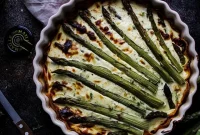 Asparagus Quiche with Sweet Potato Crust Recipe for Spring Brunch