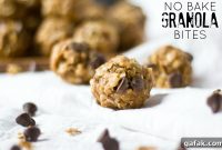 No-Bake Oatmeal Granola Bites for Quick Healthy Snacks
