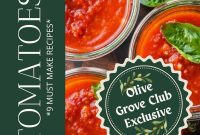 Tomato Guide: Exclusive Olive Grove Club eBook