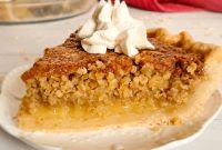 Amish Oatmeal Pie Recipe (Pecan-Style Mock Pie)