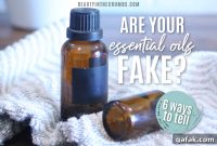 How to Spot and Avoid Counterfeit Essential Oils