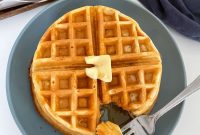 Crispy Homemade Waffles Made with Self-Rising Flour