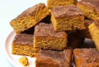 Brown Butter Snickerdoodle Blondies Recipe — Chewy Cinnamon Bars