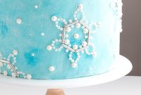 Suede Buttercream with Sprinkle Snowflake Decorations