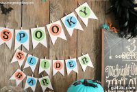 Halloween Spooky Chicken Slider Bar Printables for Party Decor