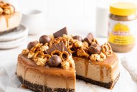 Salted Caramel SunButter Cheesecake Recipe: No-Bake & Creamy