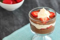 Paleo Chocolate-Strawberry Parfait Recipe for Clean Eating