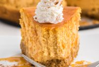 Creamy Pumpkin Cheesecake Made in an Air Fryer