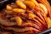 Slow Cooker Apple-Glazed Ham — Tender, Juicy, Full of Flavor