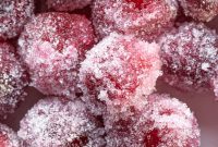 Sugar-Free Candied Cranberries for Holiday Desserts