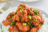 Crispy Orange Chicken Recipe with Tangy Mandarin Sauce