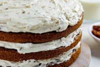 Moist Carrot Cake with Cream Cheese Frosting Recipe