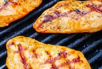Grilled Buffalo Chicken Breasts with Zesty Sauce Recipe
