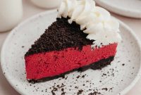 No-Bake Red Velvet Oreo Cheesecake Recipe