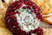 Pomegranate and White Cheddar Cheese Ball Recipe
