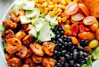 Mexican Shrimp and Avocado Taco Salad Recipe