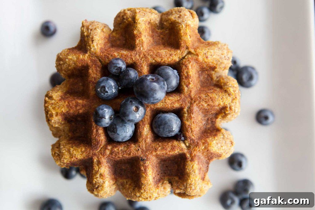 29 Paleo Breakfast Treats You Can Actually Eat for Breakfast 11 29 Paleo Treat Recipes- Pumpkin Coconut Waffles