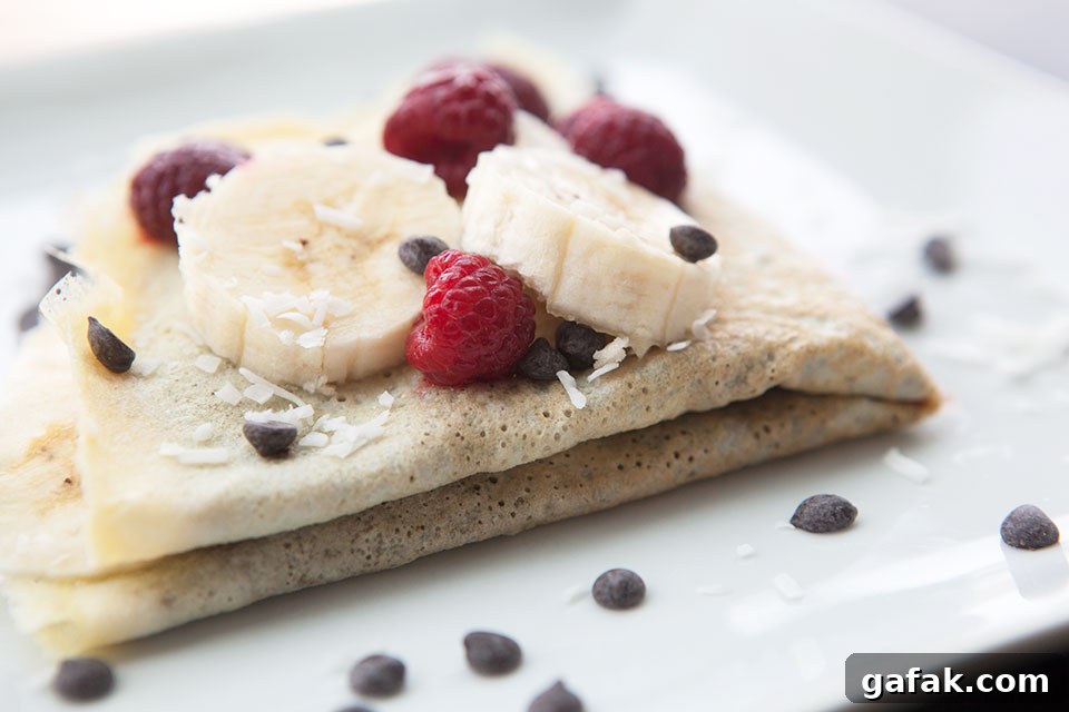 29 Paleo Breakfast Treats You Can Actually Eat for Breakfast 5 29 Paleo Treat Recipes- Chocolate Banana Paleo Crepe