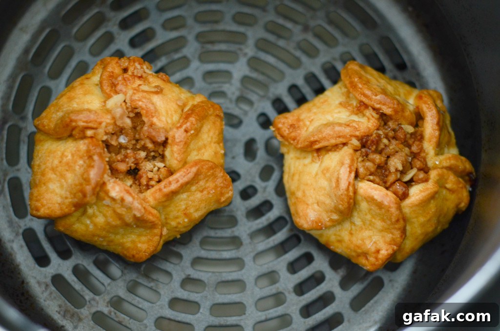 air fryer apple blossoms