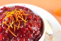 Honey Orange Cranberry Sauce Recipe for Holiday Tables
