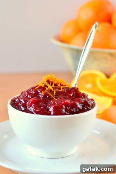 Honey Orange Cranberry Sauce Recipe for Holiday Tables 3 honey-orange-cranberry-sauce-2