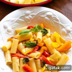 Roasted Red Pepper Sauce with Garlic, Basil & Pasta Recipe 9 Roasted Bell Pepper Sauce with Garlic, Basil and Pasta