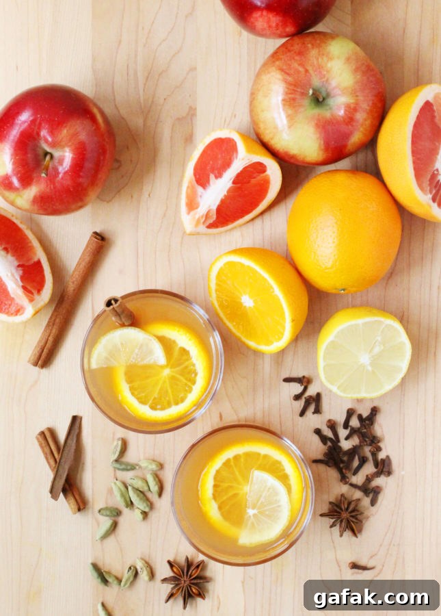 Mulled Citrus Cider // FoodNouveau.com