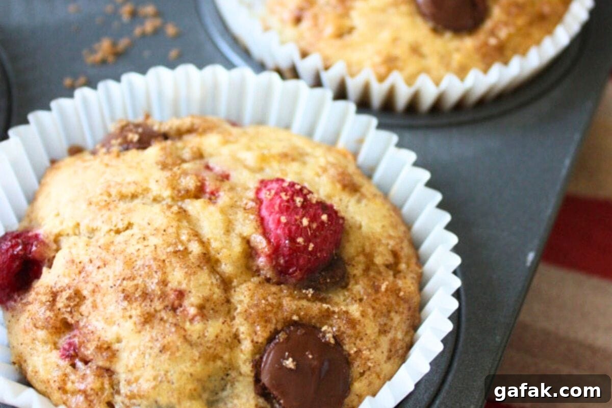 12 Back-to-School Muffin Recipes for Faster Weekday Mornings 12 Jumbo Raspberry Chocolate Chip Banana Muffins
