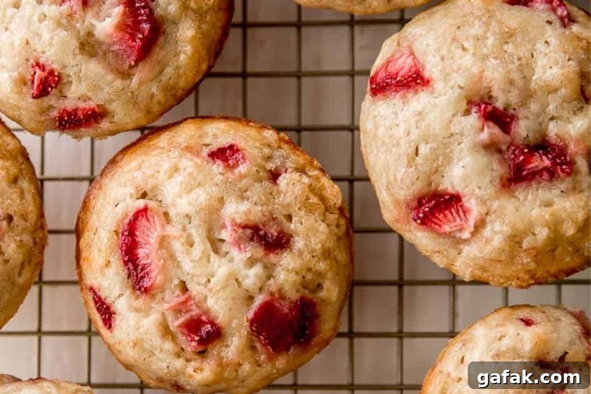 12 Back-to-School Muffin Recipes for Faster Weekday Mornings 6 Strawberry Banana Muffins
