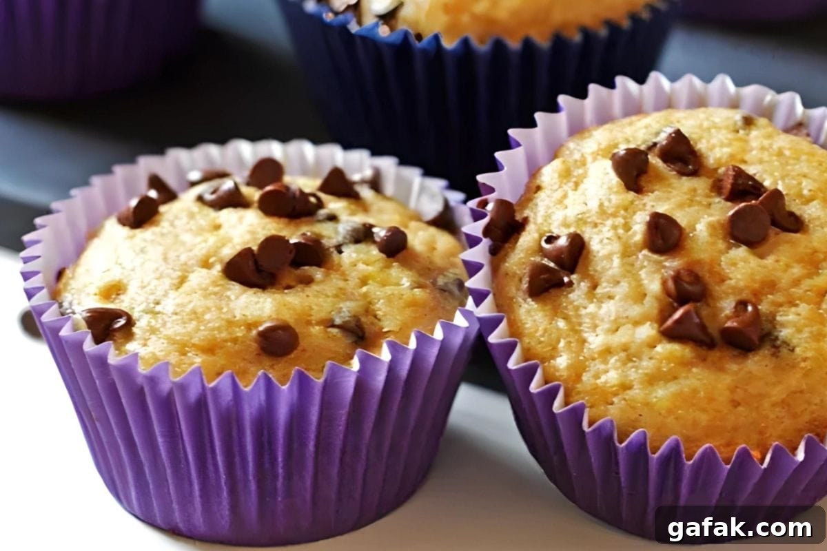 12 Back-to-School Muffin Recipes for Faster Weekday Mornings 8 Banana Chocolate Chip Muffins