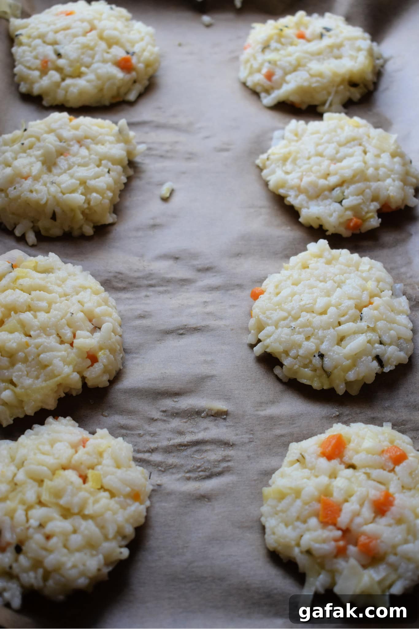 Making Arancini balls.