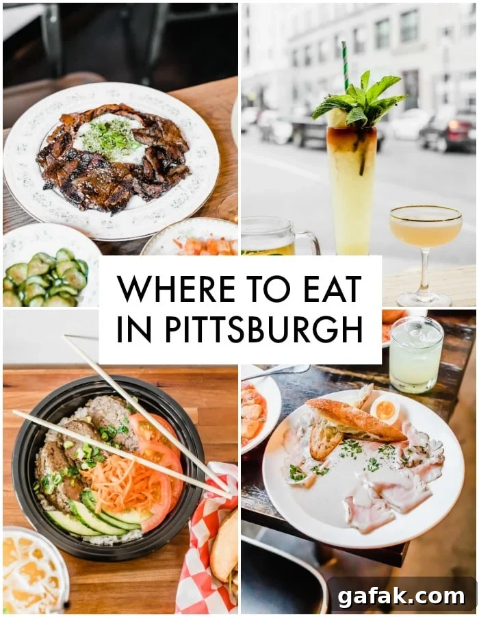 All of the BEST Pittsburgh restaurants+bars
