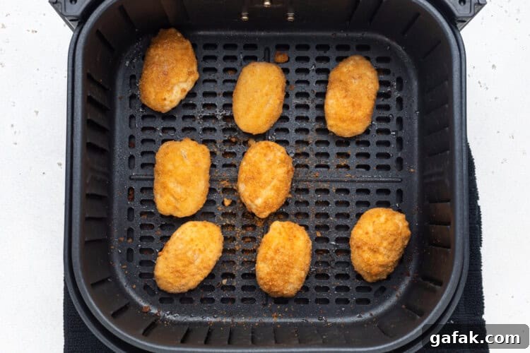 air fryer frozen jalapeno poppers step 1