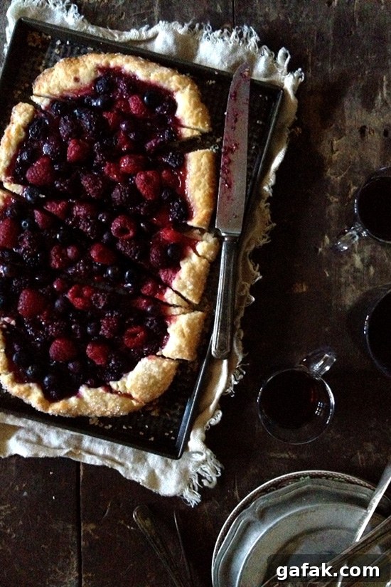 Mixed Berry Tart via Bakers Royale