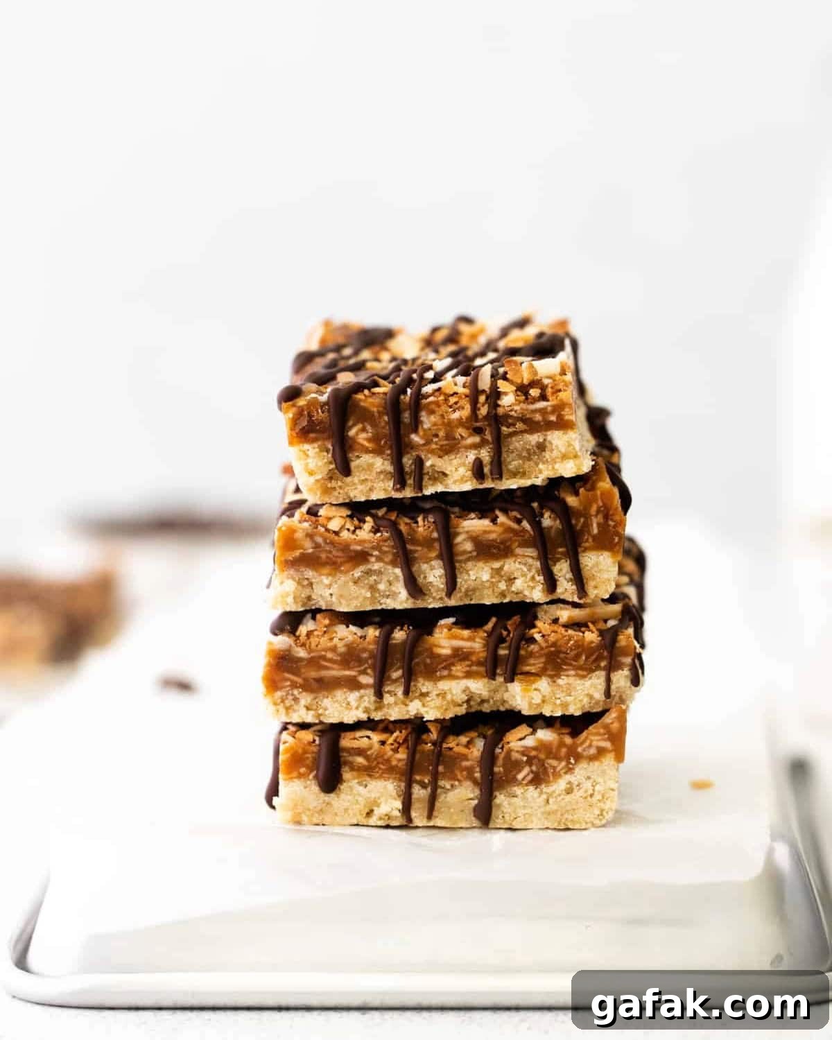 Samoa Cookie Bars