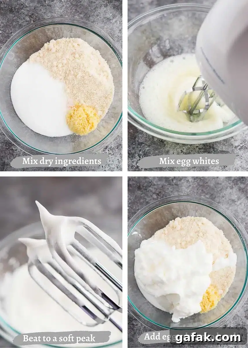 how to make amaretti cookies - process shots 1