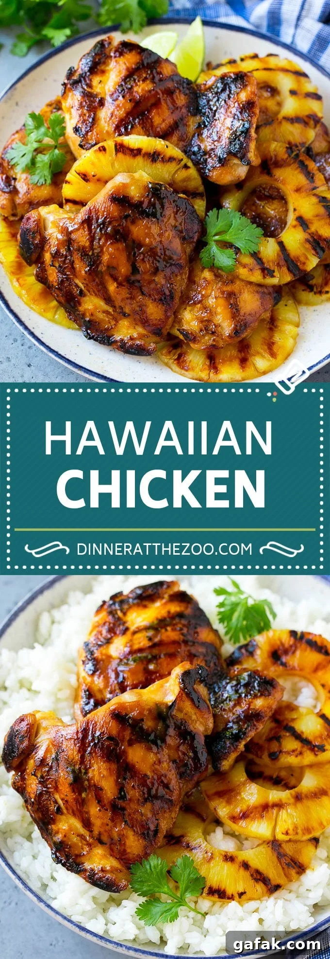 Hawaiian Chicken Recipe | Grilled Chicken | Pineapple Chicken