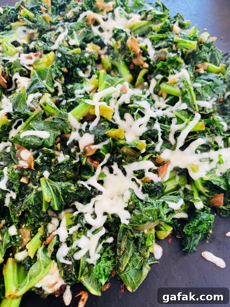 Blackstone Lemon Parmesan Kale