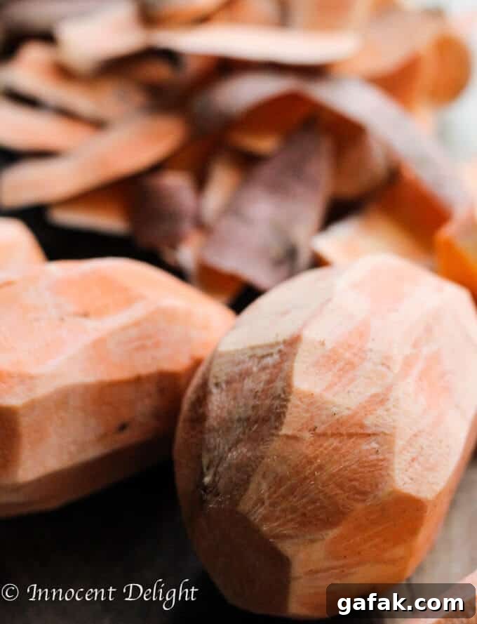 For this Maple Mashed Sweet Potatoes with Candied Pecans, Craisins and Chives