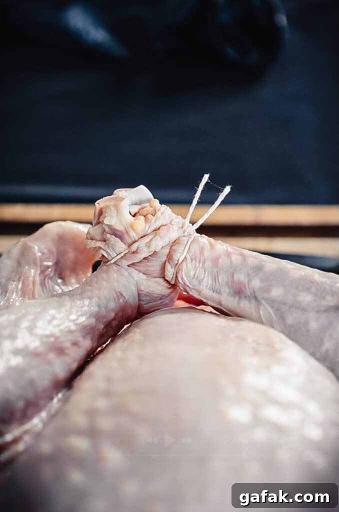 How to Smoke a Turkey: Step-by-Step Guide for Juicy Results 7 turkey legs tied together with butchers twine
