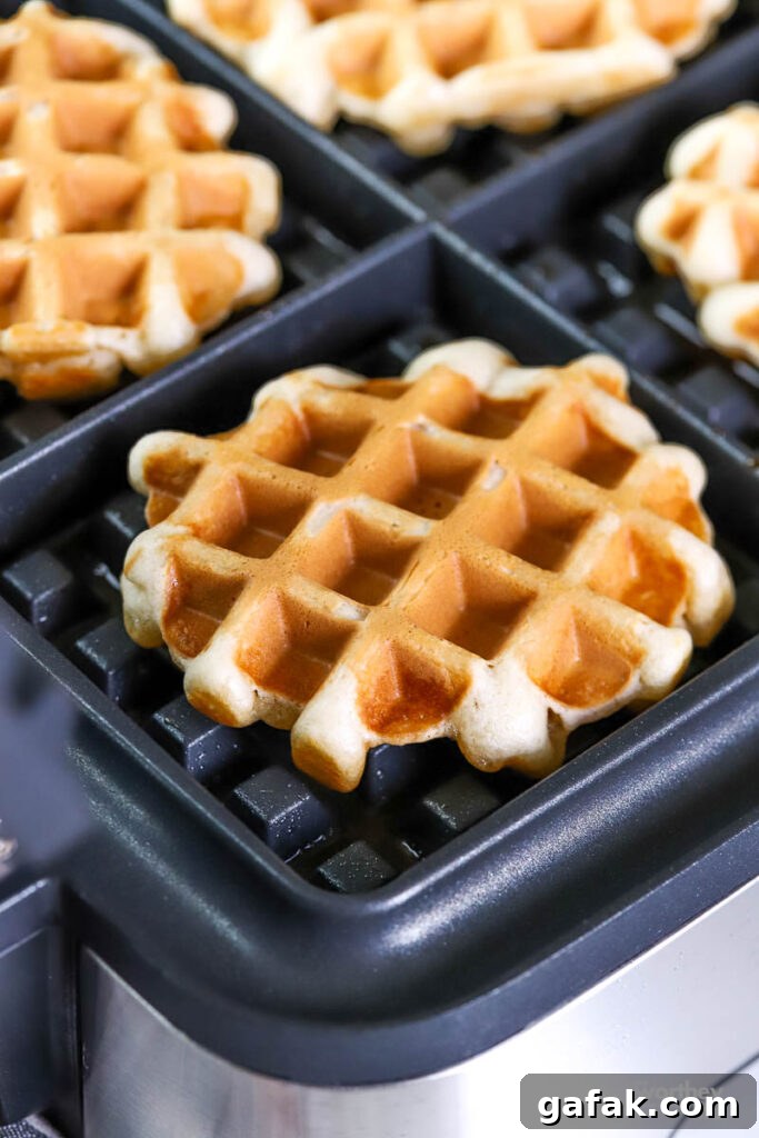 Using the best type of waffle maker
