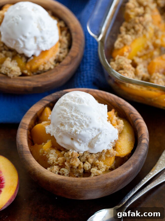 Easy Peach Crisp