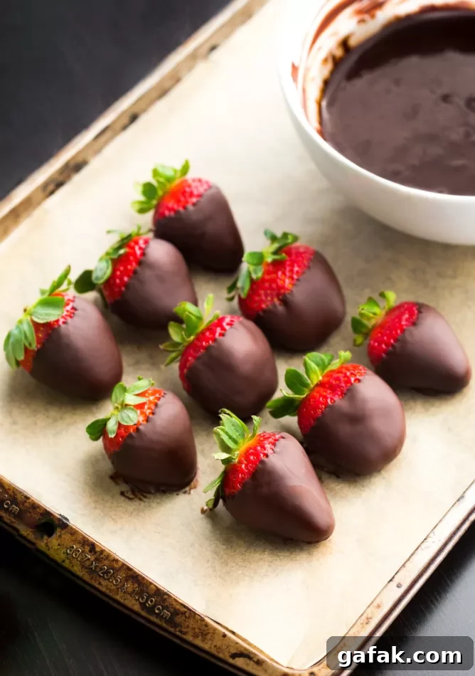 Chocolate Dipped Strawberries