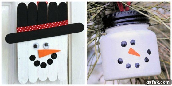 hanging snowman ornaments
