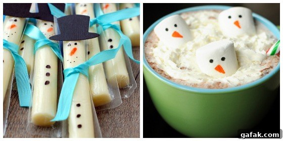 snowman treats