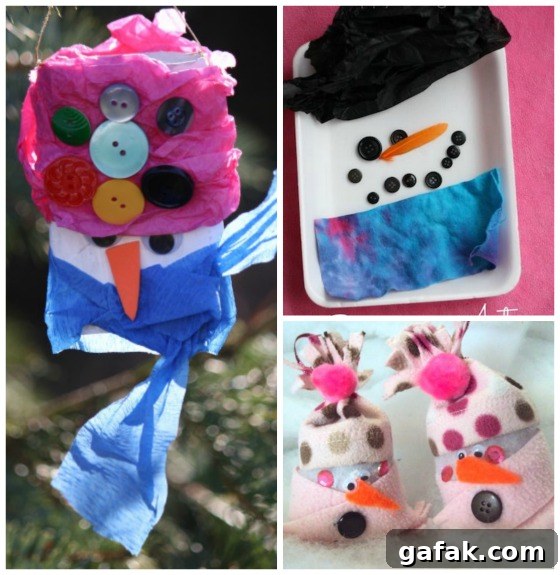 snowman ornaments and activities
