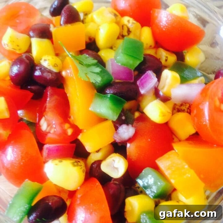 Roasted Corn and Black Bean Salad