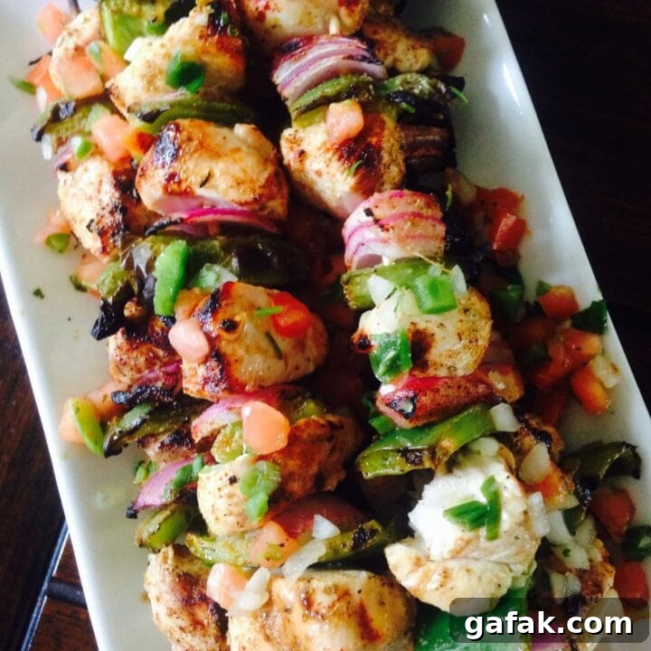Southwest Chicken Skewers