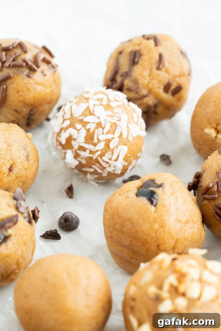 Protein Balls with peanut butter